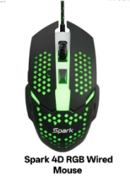 Techie Spark Wired RGB Mouse