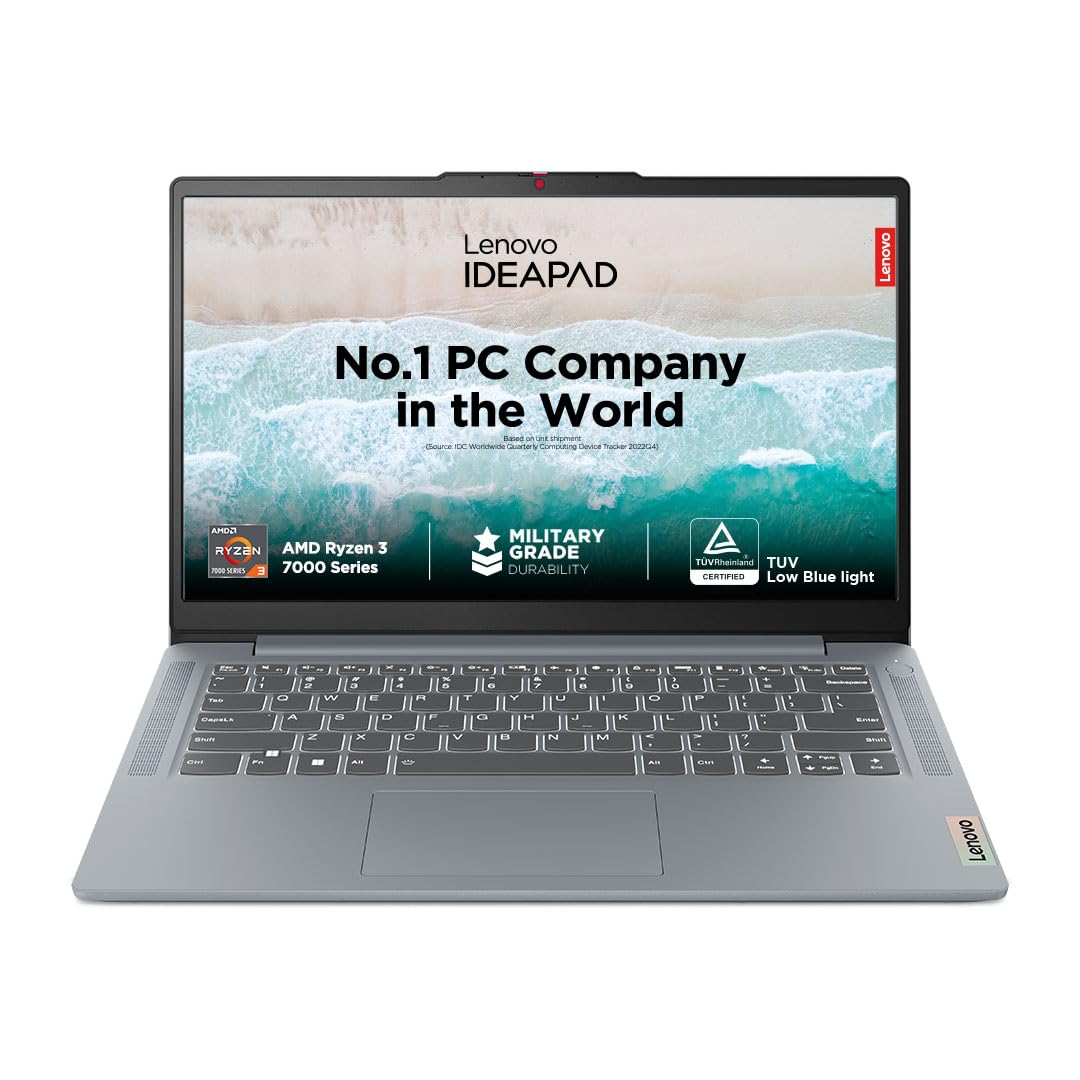 Lenovo IdeaPad Slim 3 Ryzen 3 7320U 15.6" (39.6cm) FHD Thin and Light Laptop (8GB RAM/512GB SSD)